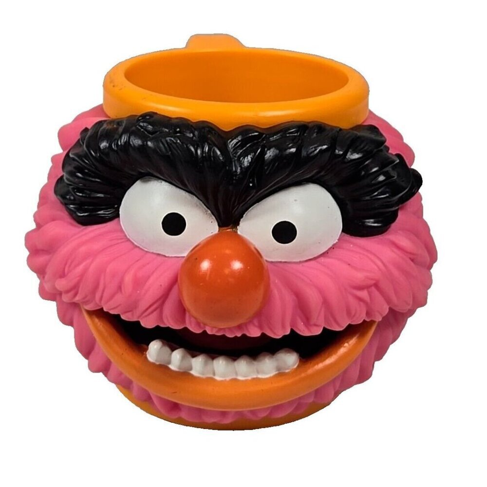 Applause Jim Henson Muppets Animal 3D Mug Plastic Cup Pink Orange - Picture 1 of 8